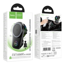 Купить Автодержатель Hoco HW36 Electric Rotating 4.5-7.0 inch Magnetic Ring Wireless 15W