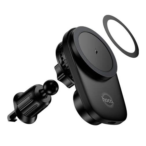 Купити Автотримач Hoco HW36 Electric Rotating 4.5-7.0 inch Magnetic Ring Wireless 15W, 5