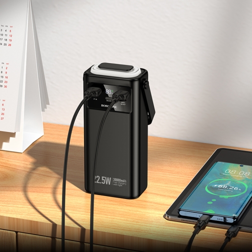 Купить Power Bank Borofone BJ65 High 22.5W+PD20W+four-cables 30000mAh, 8
