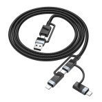 Купить USB Borofone BU51 6-in-1 USB/C to iP/Micro/Type-C(L=1.2M), 4