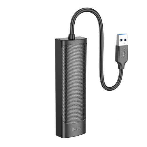 Купить USB Hub Hoco HB42 4-in-1 (USB to USB3.0*3+RJ45 1Gbps) (L=1.2M), 4