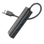 Купить USB Hub Hoco HB42 4-in-1 (USB to USB3.0*3+RJ45 1Gbps) (L=1.2M), 7