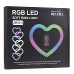 Купити Лампа RGB JM33-6 33cm (Heart Style), 2