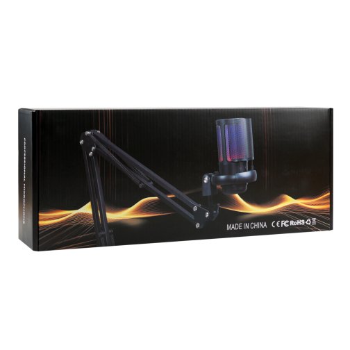 Купити Мікрофон Для Стриму ME6S-35-RGB на Струбцині, 2