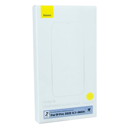 Купити Захисне скло Baseus Crystal 0.3 mm для iPhone 13/13 Pro/14/16e (2 шт) SGBL100002