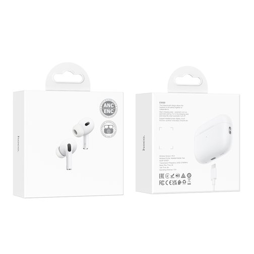 Купити Бездротова Стерео Гарнітура Hoco EW69 with charging case ANC + ENC, 2