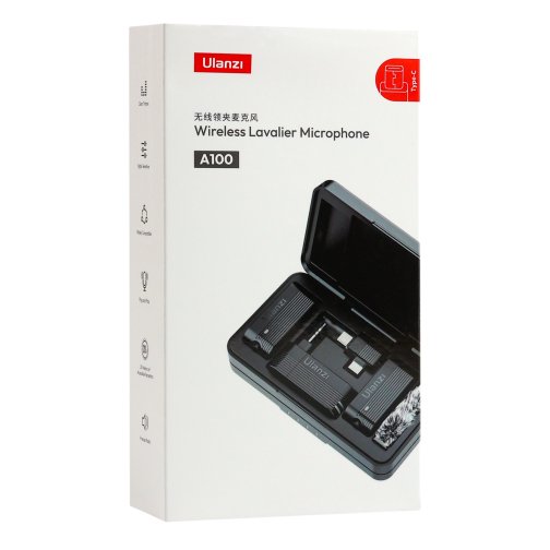 Купити Бездротовий Петличний Мікрофон Ulanzi A100 Type-C Twin, 2