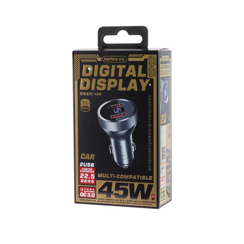 Купить Авто Зарядное Устройство Remax RCC325 45W QC3.0, 2