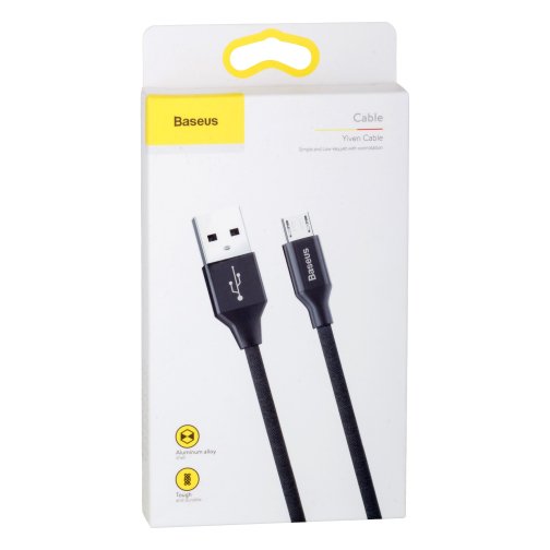 Купити Кабель USB Baseus USB to Micro 2A 1.5M CAMYW-B, 2