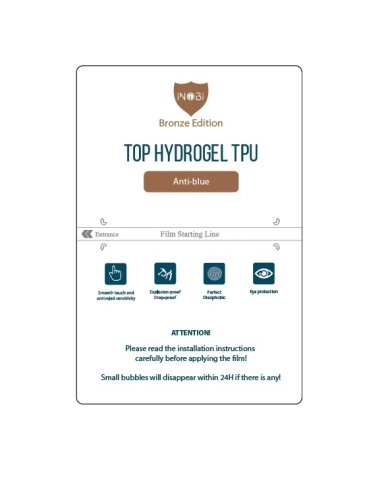 Купить Гидрогель плёнка iNobi BRONZE PB-003 / 25 штук (глянец анти-синий), 2