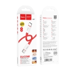 Купить USB Hoco X87 Magic silicone 60W Type-C to Type-C