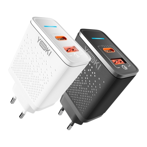 Купити Мережевий зарядний пристрій Yoki Led Series YK-33PD+QC 33W