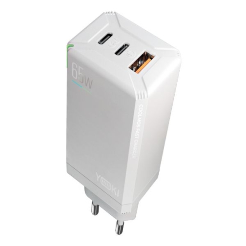 Купить Сетевое Зарядное Устройство Yoki Led Series YK-65 GaN Ultra PD 65W, 4