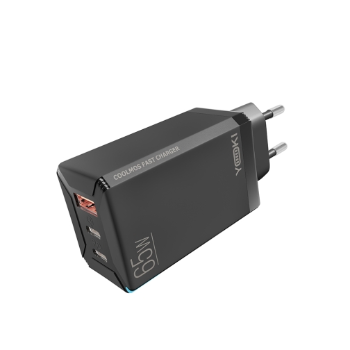 Купить Сетевое Зарядное Устройство Yoki Led Series YK-65 GaN Ultra PD 65W, 8