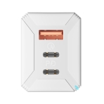 Купить Сетевое Зарядное Устройство Yoki Led Series YK-65 GaN Ultra PD 65W, 10