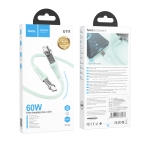 Купить USB Hoco U111 Transparent Discovery Edition 60W Type-C to Type-C, 2