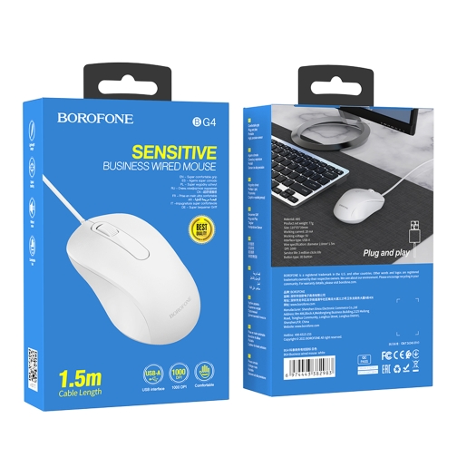 Купить USB Мышь Borofone BG4, 3