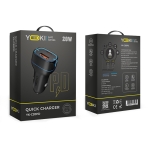 Купити Авто Зарядний пристрій Yoki Led Series YK-C20 PD/QC 20W, 2