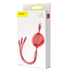 Купити Кабель Baseus Golden Loop 3-in-1 USB to Micro / Lightning / Type-C 3.5A 1.2m CAMLT-JH
