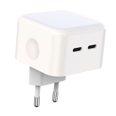 Купить Сетевое Зарядное Устройство XO L102 EU Dual type-C port 35W Type-C to Type-C