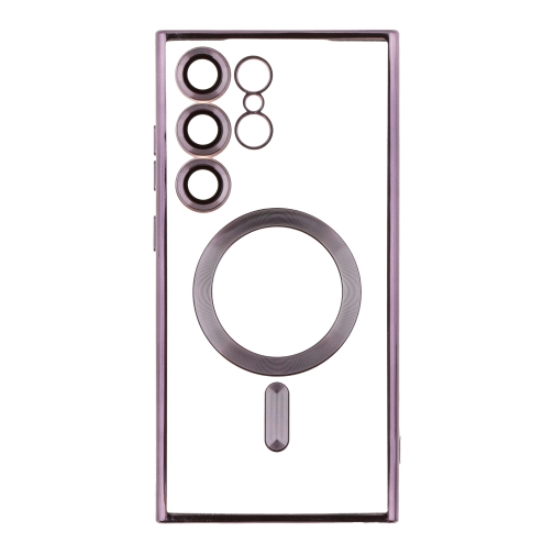 Купити Чохол TPU Metallic Full Camera with Magsafe для Samsung Galaxy S22 Ultra 5G (S908), 4