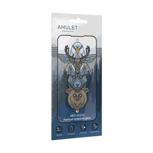 Купити Захисне скло AMULET 2.5D HD Antistatic for iPhone 13/13 Pro/14/16e
