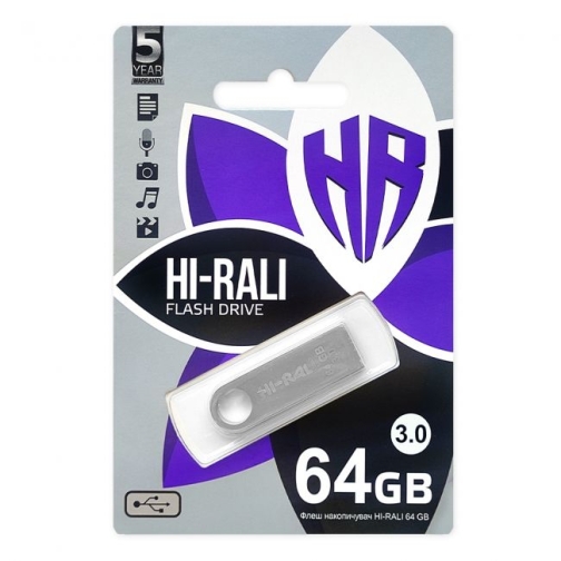 Купити USB флеш-накопичувач 3.0 Hi-Rali Shuttle 64gb