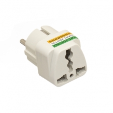 Купити Мережевий Перехідник с English на EU Nickel Plated