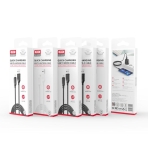 Купити Кабель USB XO NB235 Zebra series Braided 2.4A Lightning, 2