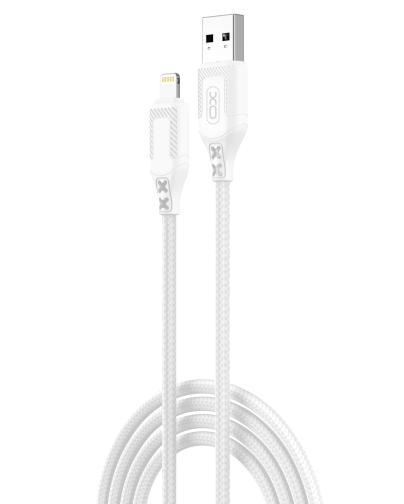 Купити Кабель USB XO NB235 Zebra series Braided 2.4A Lightning, 3
