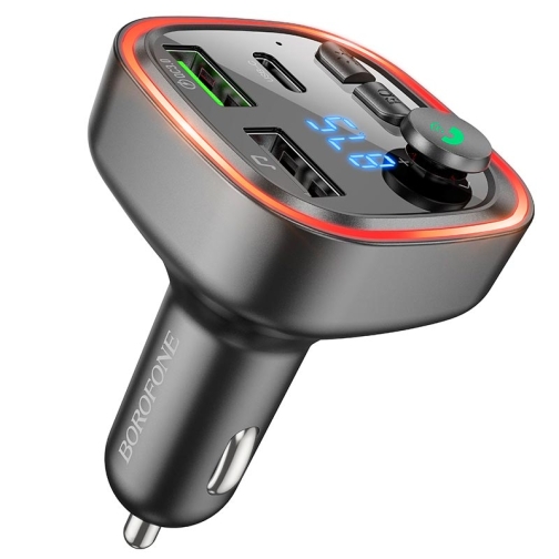 Купить Модулятор Borofone BC48 Broad QC3.0 car BT FM transmitter, 3