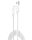 Купити Кабель USB XO NB235 Zebra series Braided 2.4A Lightning Бiлий