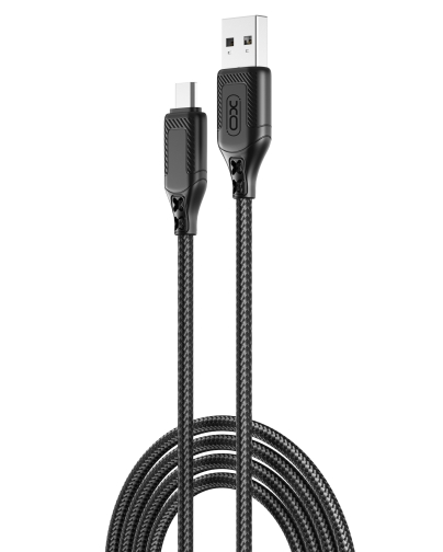 Купити Кабель USB XO NB235 Zebra series Braided 2.4A Micro, 3