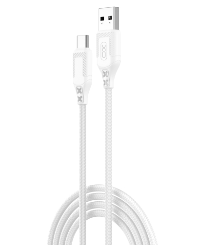Купить USB XO NB235 Zebra series Braided 2.4A Type C, 2