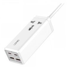 Купити Мережевий Зарядний Пристрій LDNIO SC1418 Power Strip PD/QC 65W