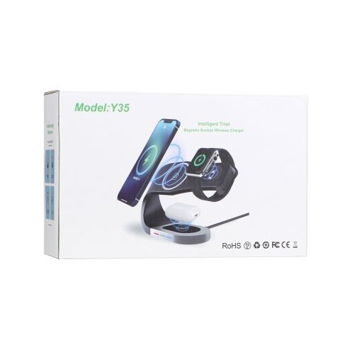 Купити Бездротовий Зарядний Пристрій з MagSafe Y35 3in1 15W IP Version, 7
