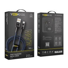 Купити Кабель USB YOKI SMART YK-SM31 Lightning 2.4A 1.2m