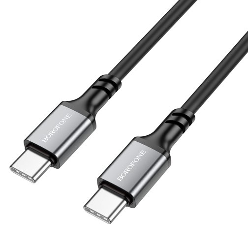 Купити Кабель USB Borofone BX83 60W (20V/3A) Silicone Type-C to Type-C, 3