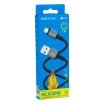 Купить USB Borofone BX83 Silicone Lightning 2.4A, 3