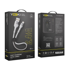 Купить USB YOKI EXTRA YK-EX11 Lightning 2.4A 0.25m