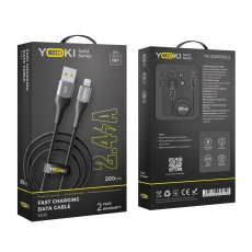 Купить USB YOKI SOLID YK-SO15 Lightning 2.4A 2m