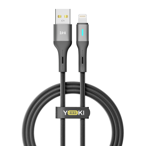 Купить USB YOKI LED YK-LE17 Lightning 2.4A 1.2m