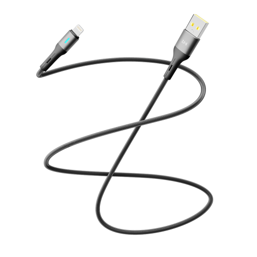 Купить USB YOKI LED YK-LE17 Lightning 2.4A 1.2m, 3