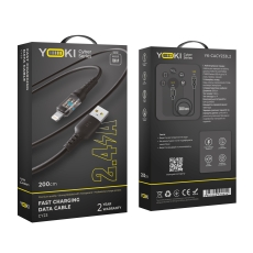 Купити Кабель USB YOKI CYBER YK-CY23 Lightning 2.4A 2m