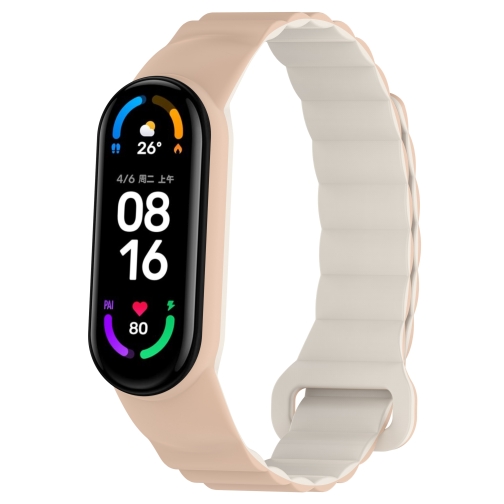 Купить Ремешок для Xiaomi Mi Band 3/4/5/6/7 Silicone Link, 6
