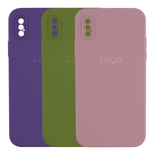 Купити Чохол Silicone Case Square Full Camera для iPhone Xs Max