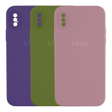 Купити Чохол Silicone Case Square Full Camera для iPhone Xs Max