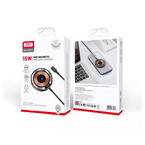 Купити Бездротовий Зарядний Пристрій XO CX013 Magnetic 15W, 2