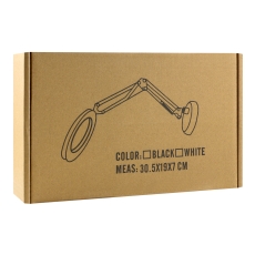 Купити Настільна Кільцева LED Лампа На Струбціні 6"