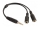 Купить Разделитель Аудио Выхода Aux 3.5mm (Male) to 2Aux 3.5mm (Female)